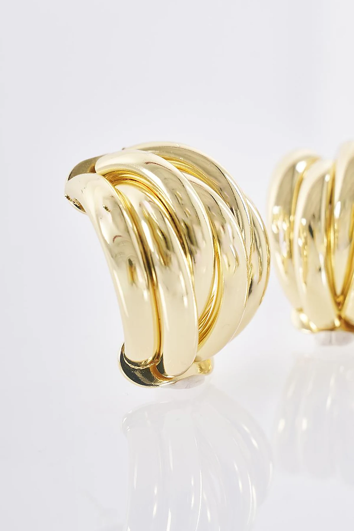 Spiral Earrings Gold