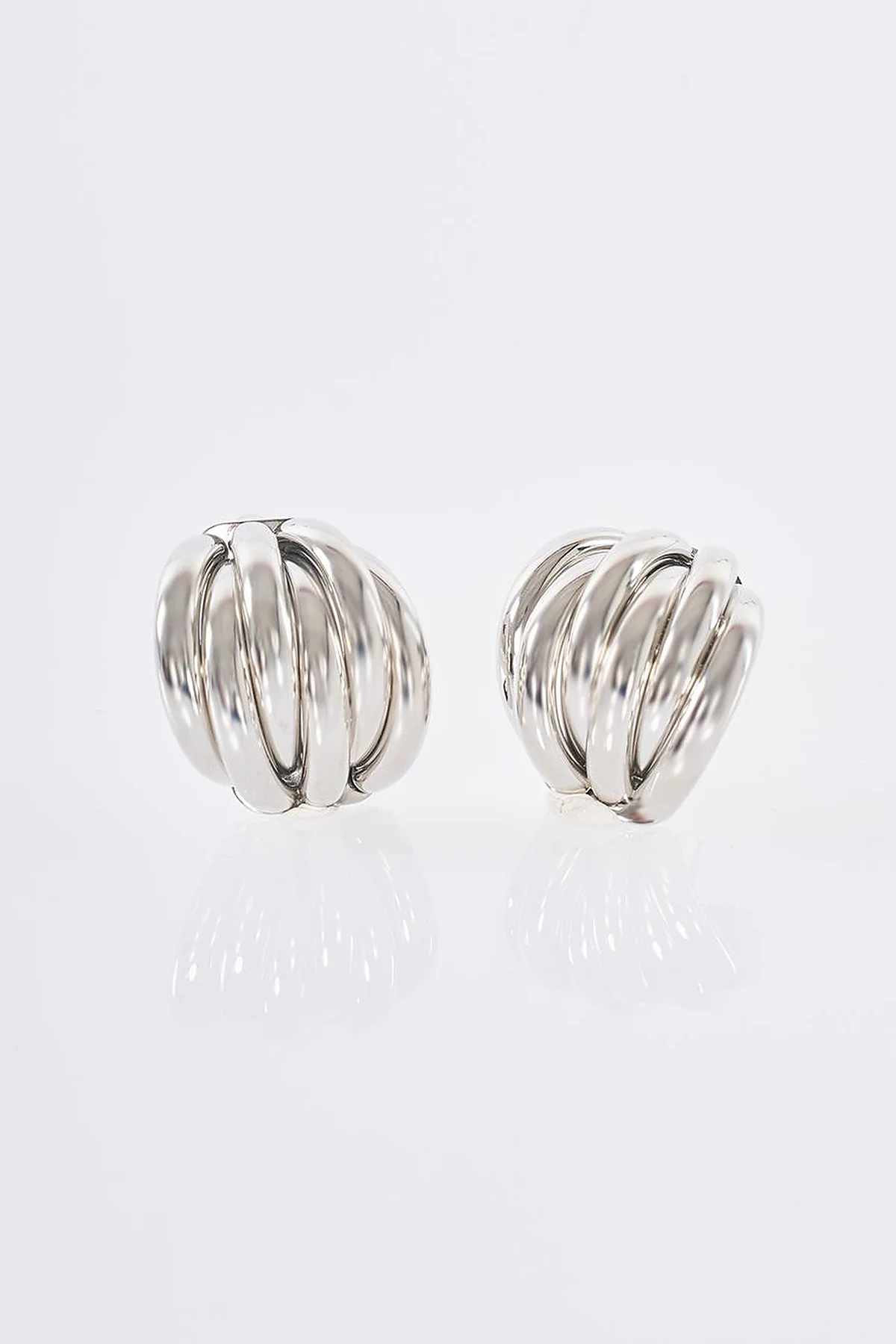 Spiral Earrings Silver