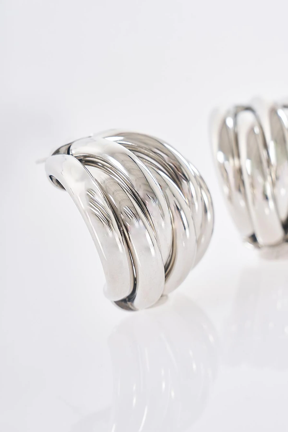 Spiral Earrings Silver