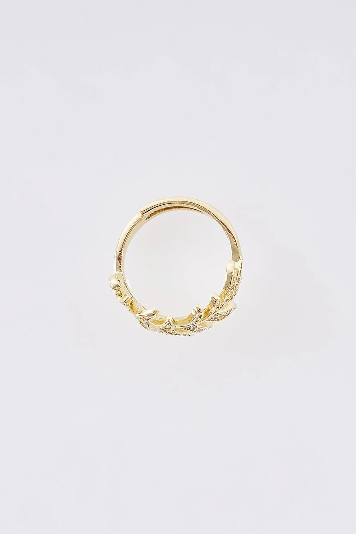 Leaf Figure Ring Gold