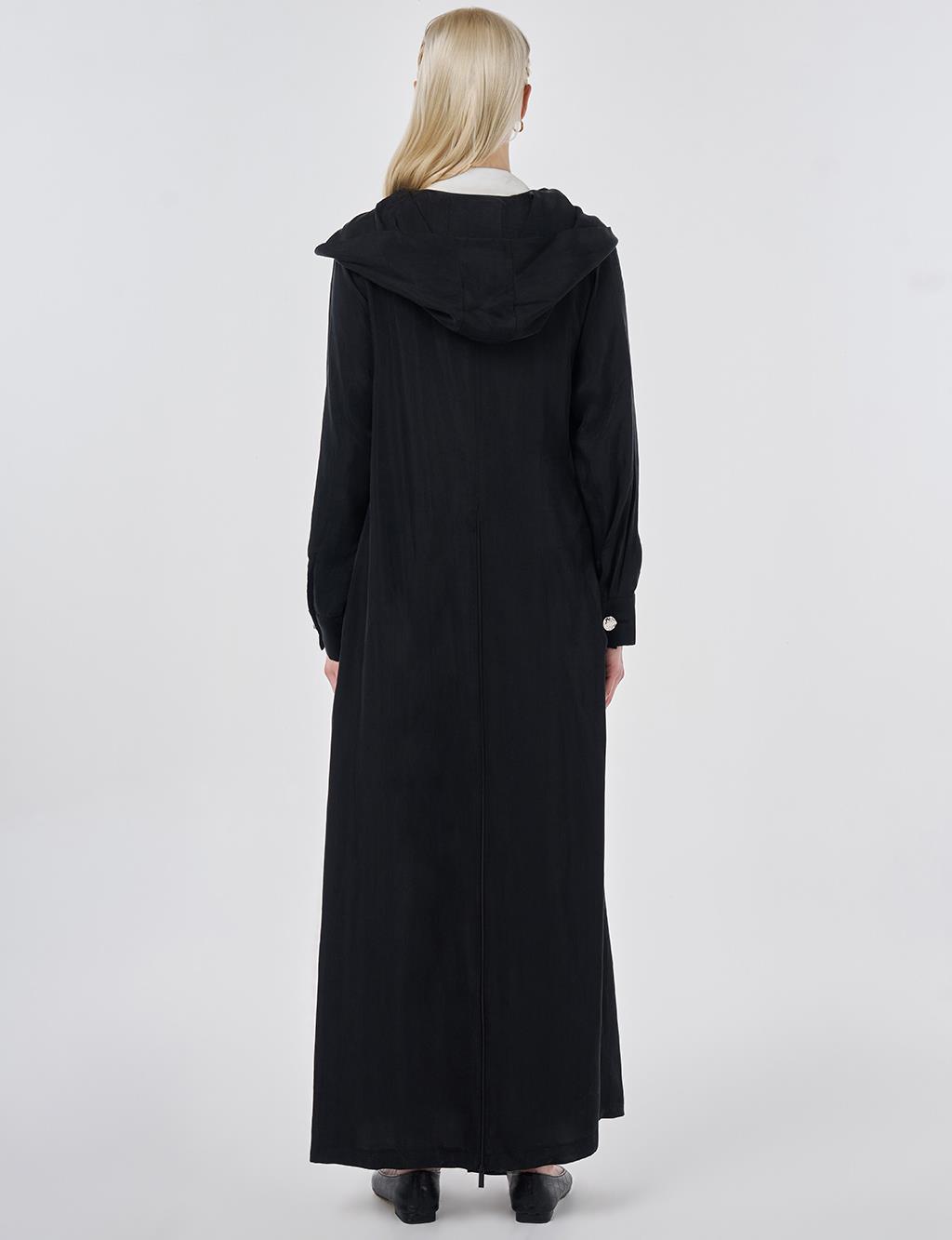 100% Lyocell Metal Accessory Ready-to-Wear Black