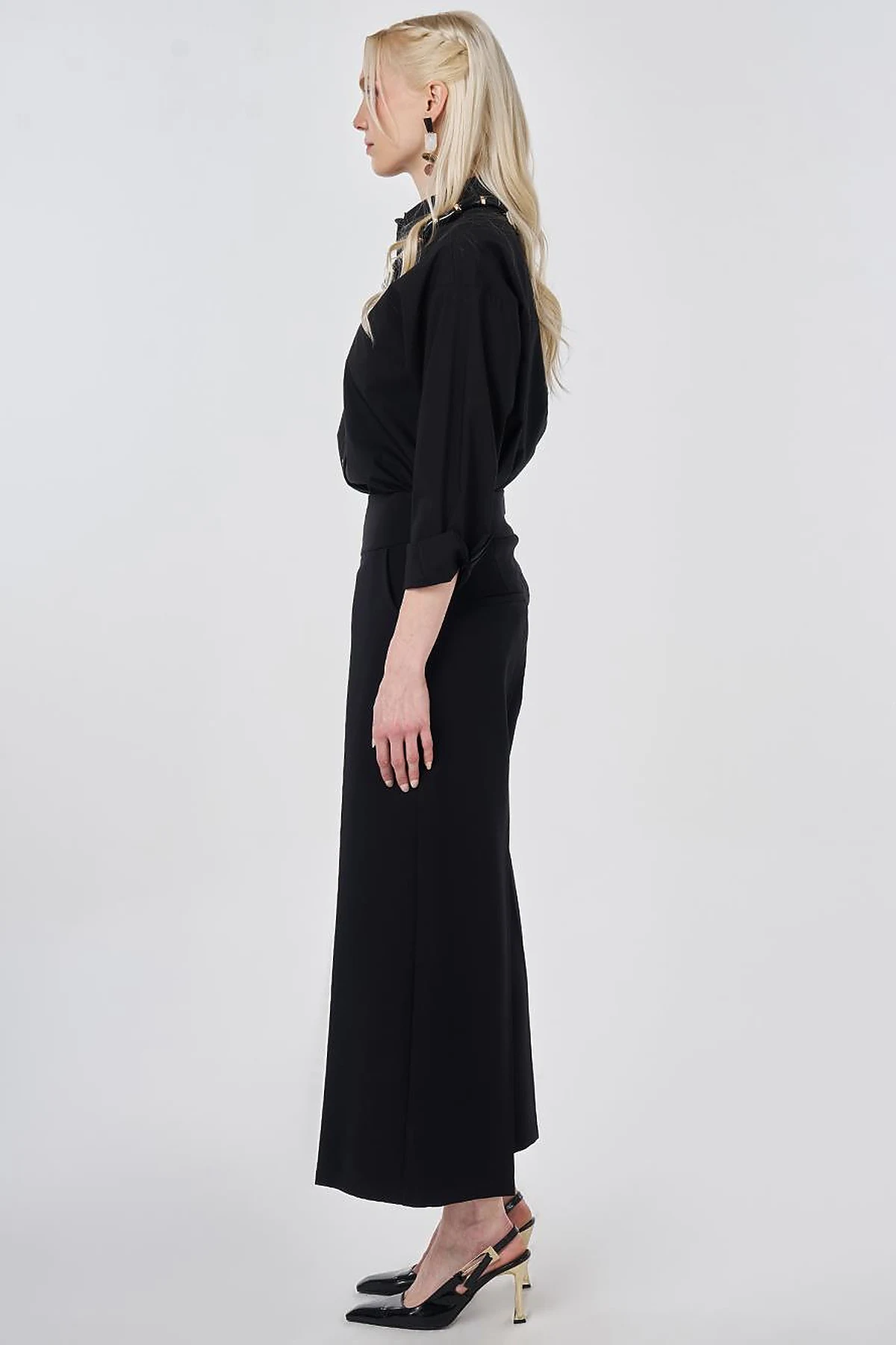 Basic Relaxed Fit Trousers Black