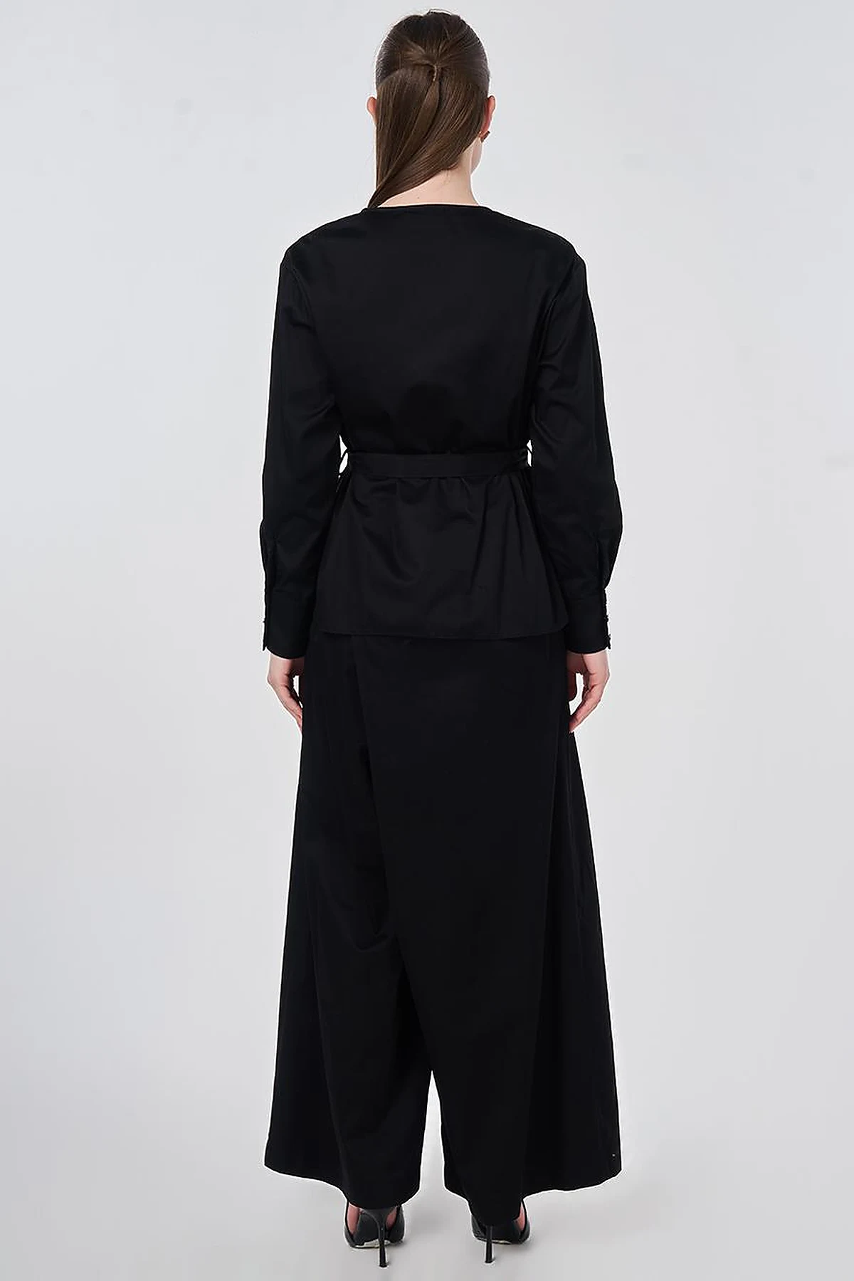 100% Cotton Pants and Skirt Set Black 