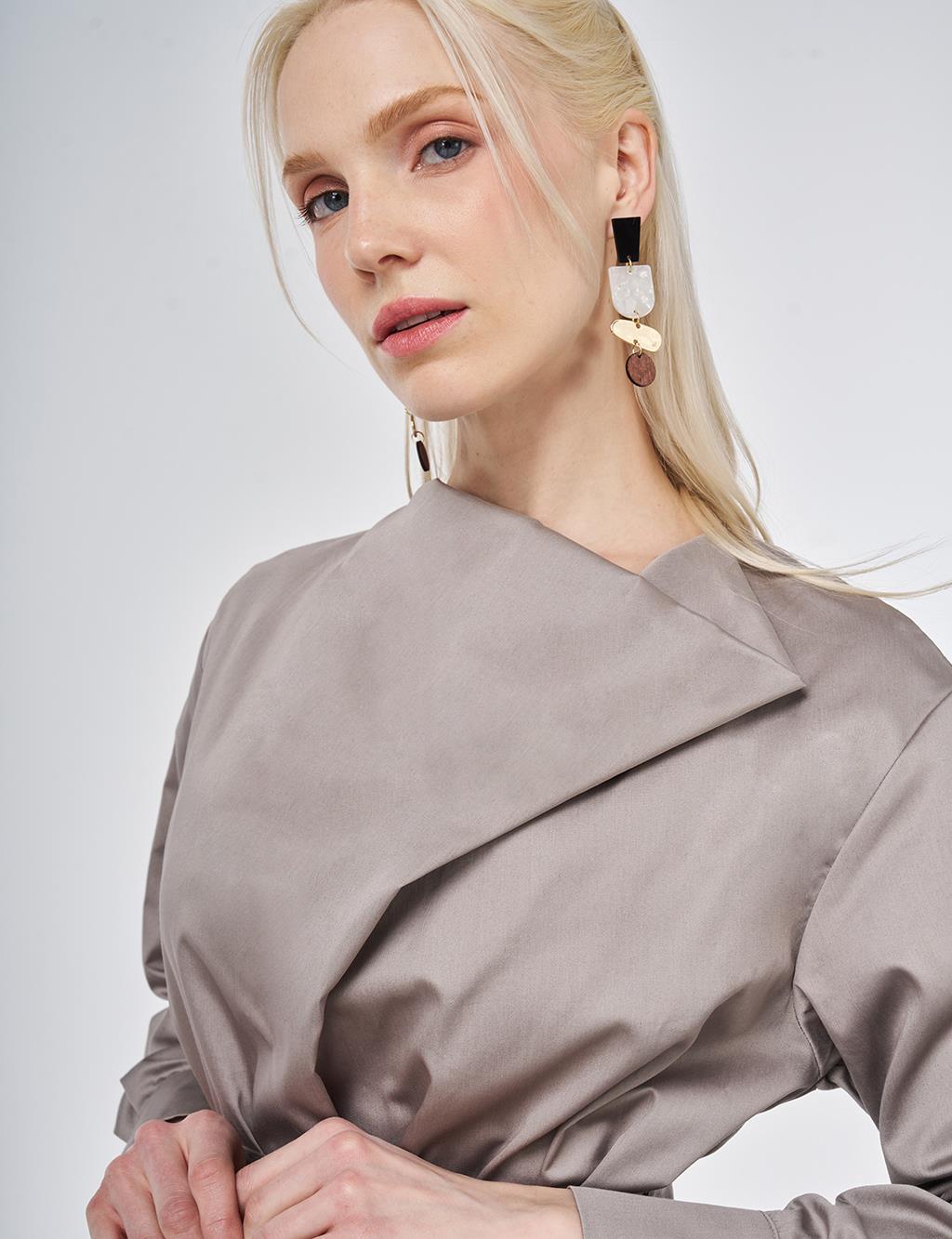 100% Cotton Pants and Skirt Set Dark Mink