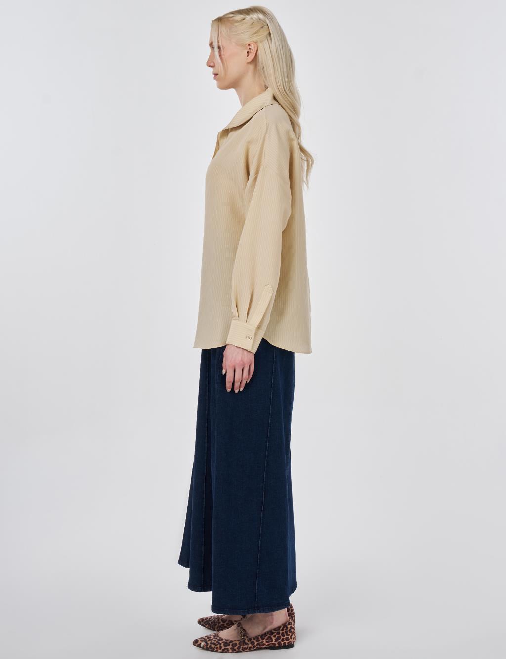 Relaxed Fit Modal Tunic Light Yellow