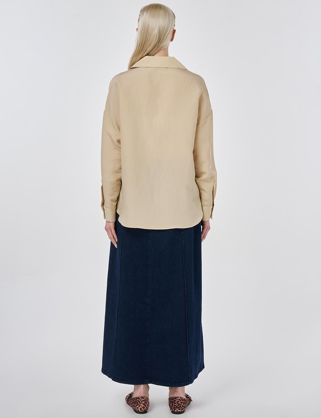 Relaxed Fit Modal Tunic Light Yellow