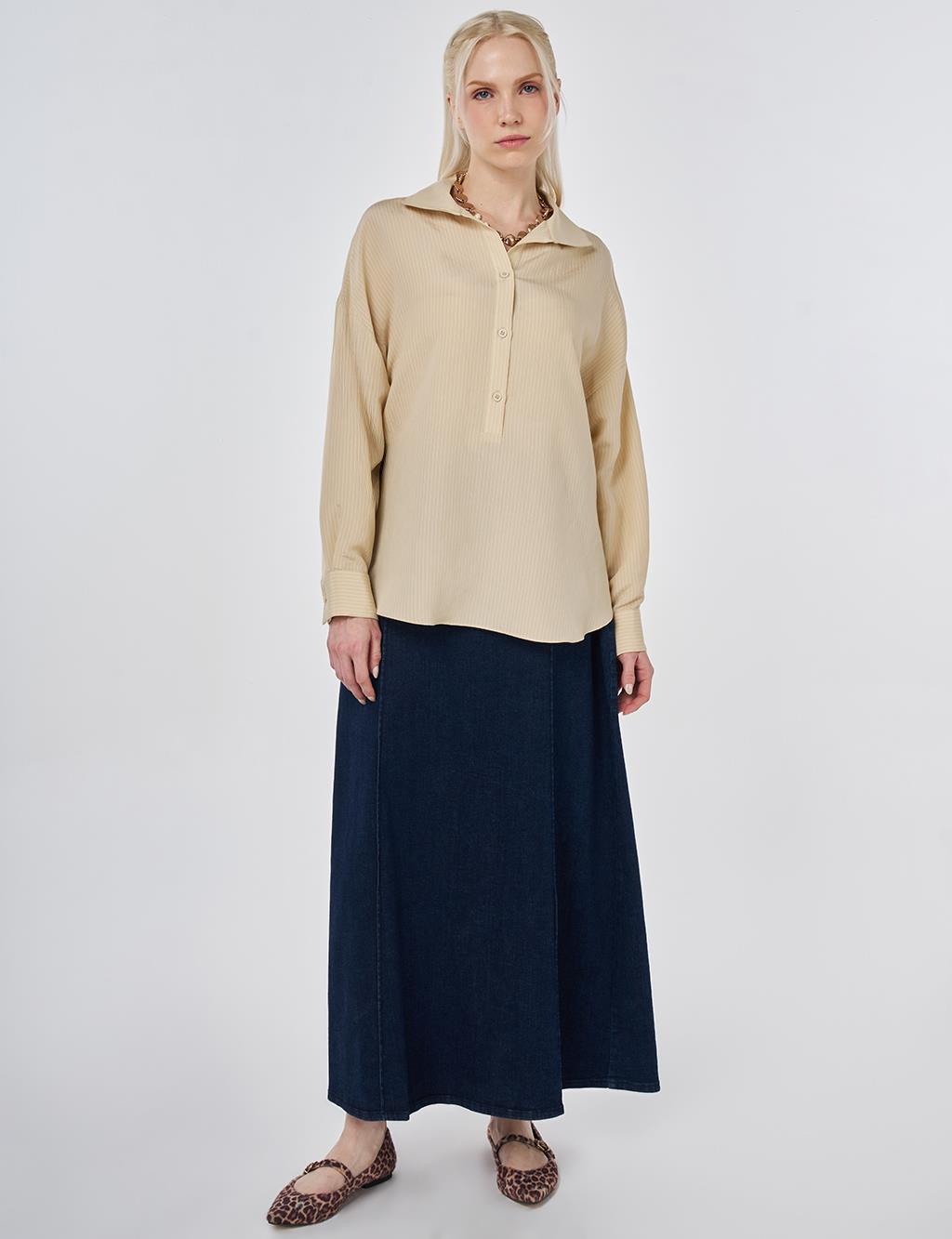 Relaxed Fit Modal Tunic Light Yellow