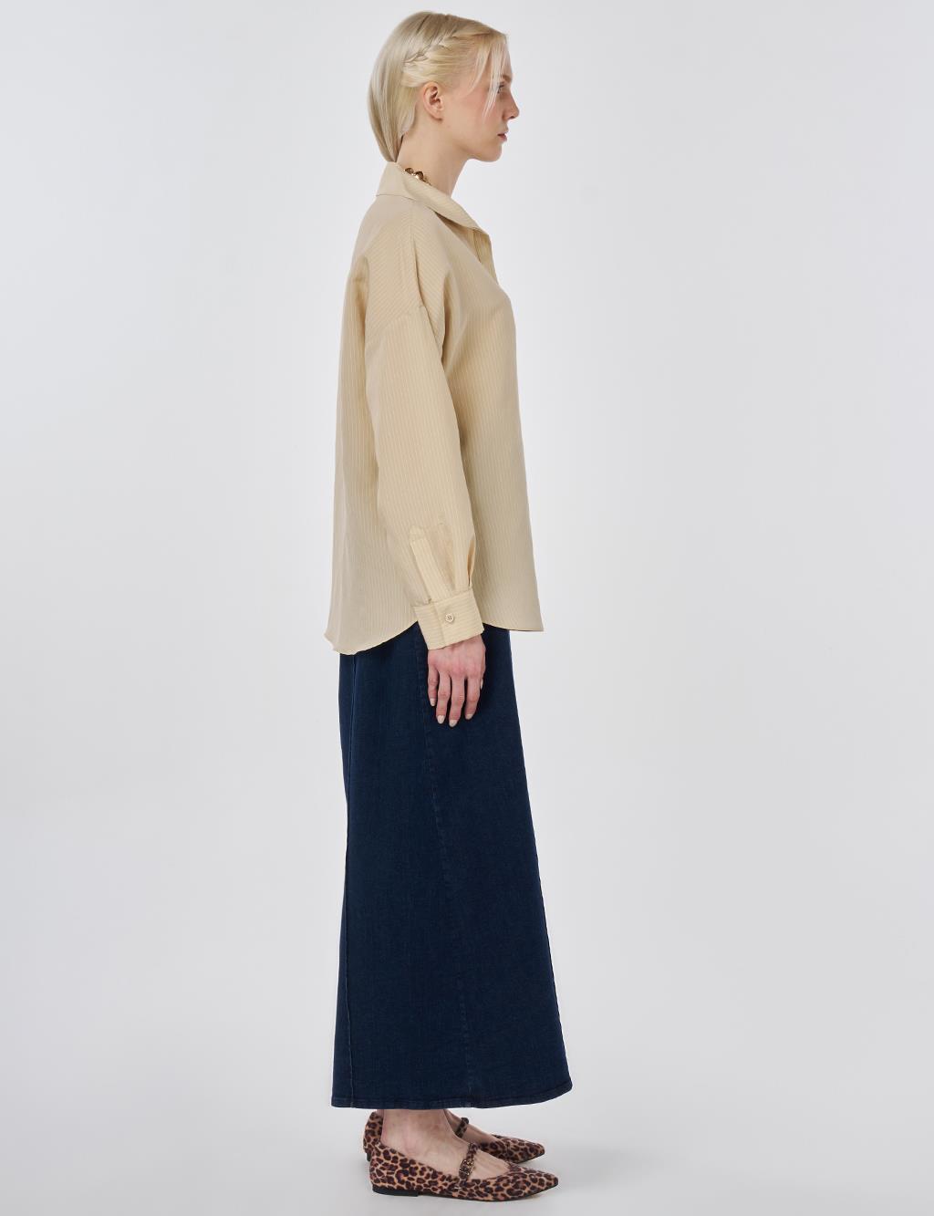 Relaxed Fit Modal Tunic Light Yellow