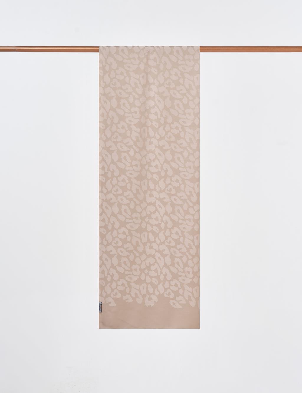 Abstract Pattern Bamboo Scarf Stone