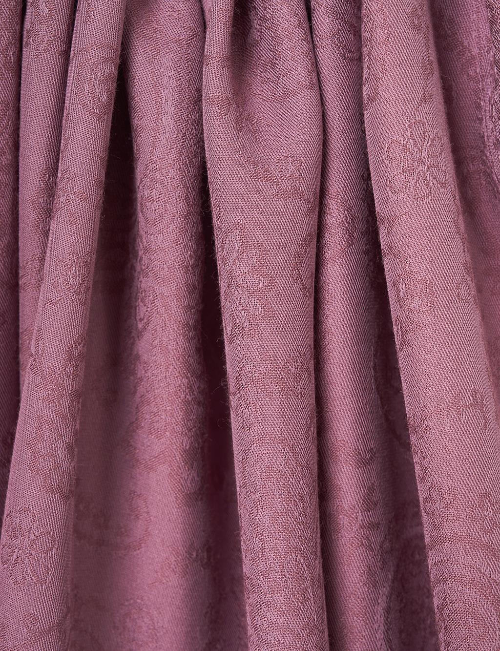 Patterned Bamboo Scarf Rose Pink