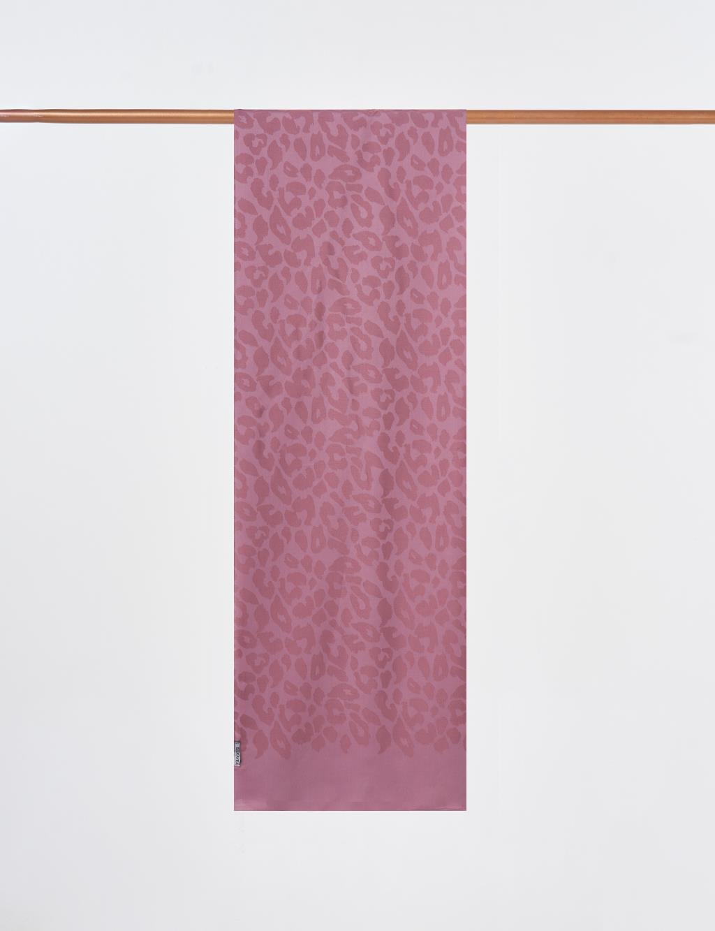 Abstract Pattern Bamboo Scarf Rose Pink