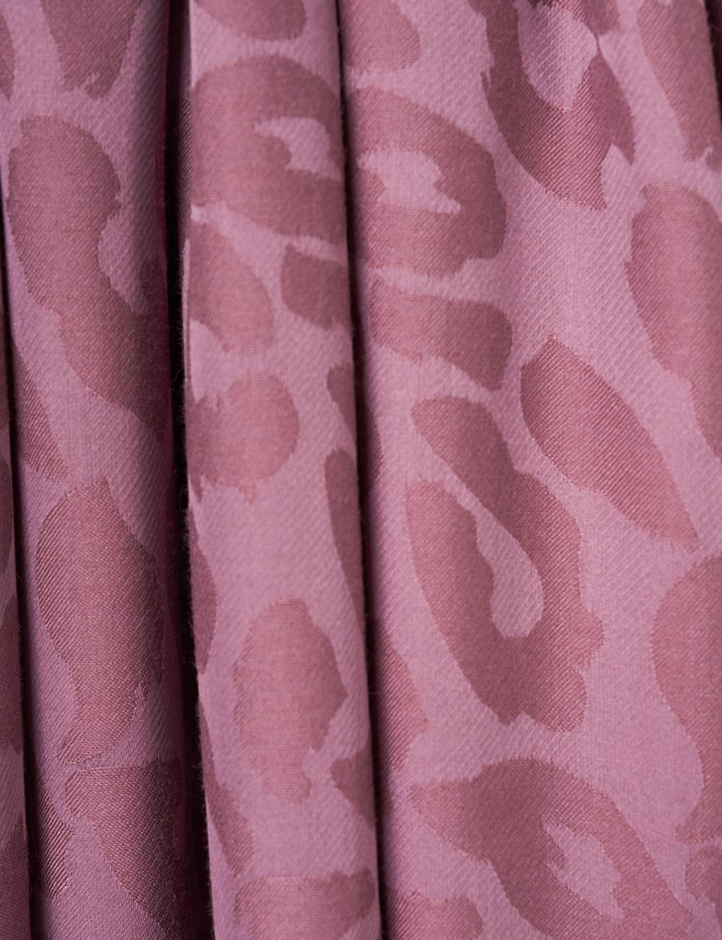 Abstract Pattern Bamboo Scarf Rose Pink