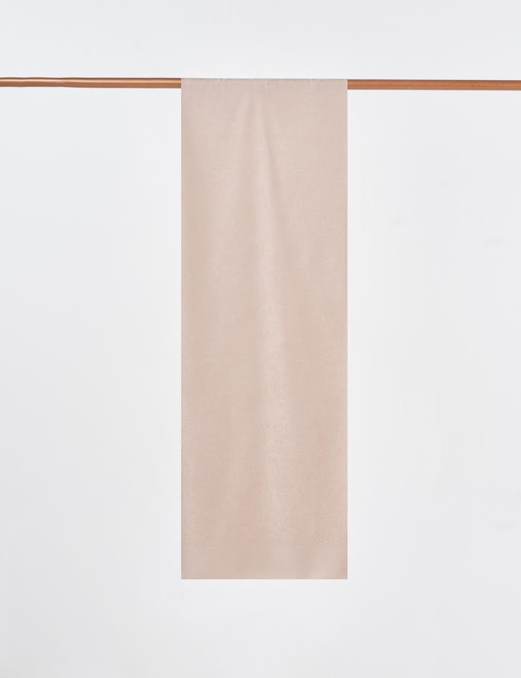 Patterned Bamboo Scarf Stone