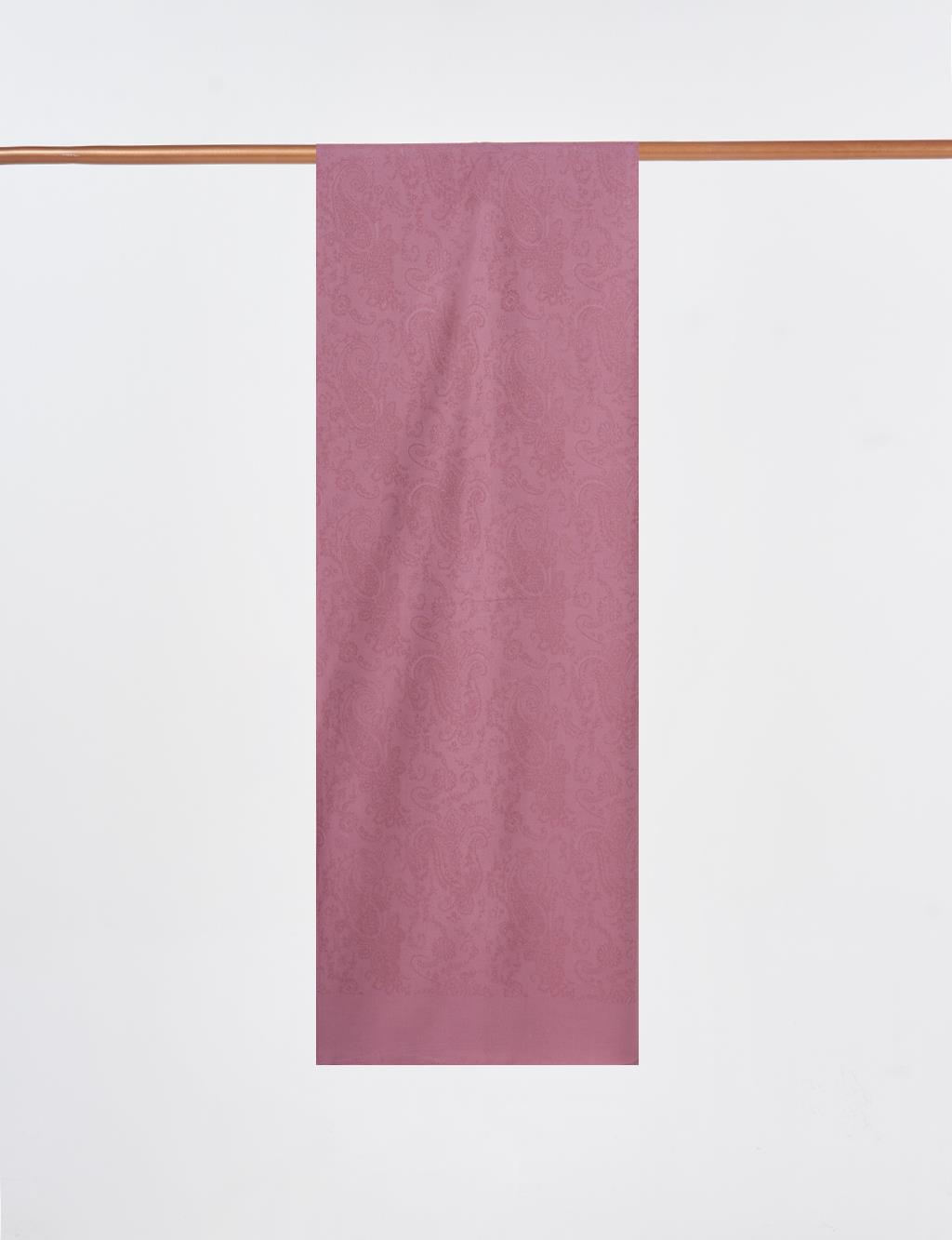 Patterned Bamboo Scarf Rose Pink