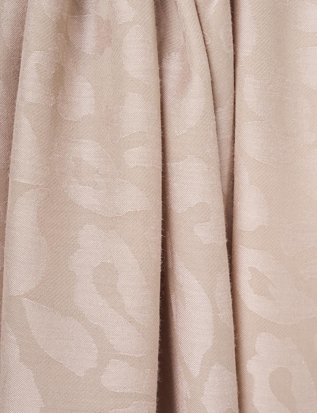 Abstract Pattern Bamboo Scarf Stone