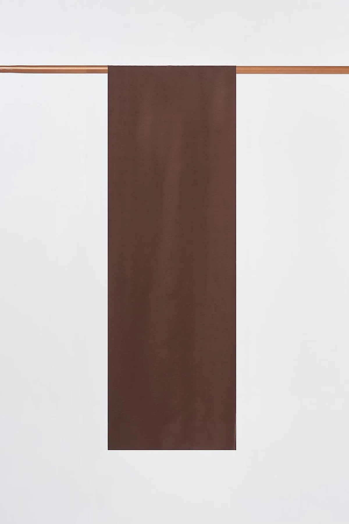 Logo Detailed Bamboo Scarf Brown