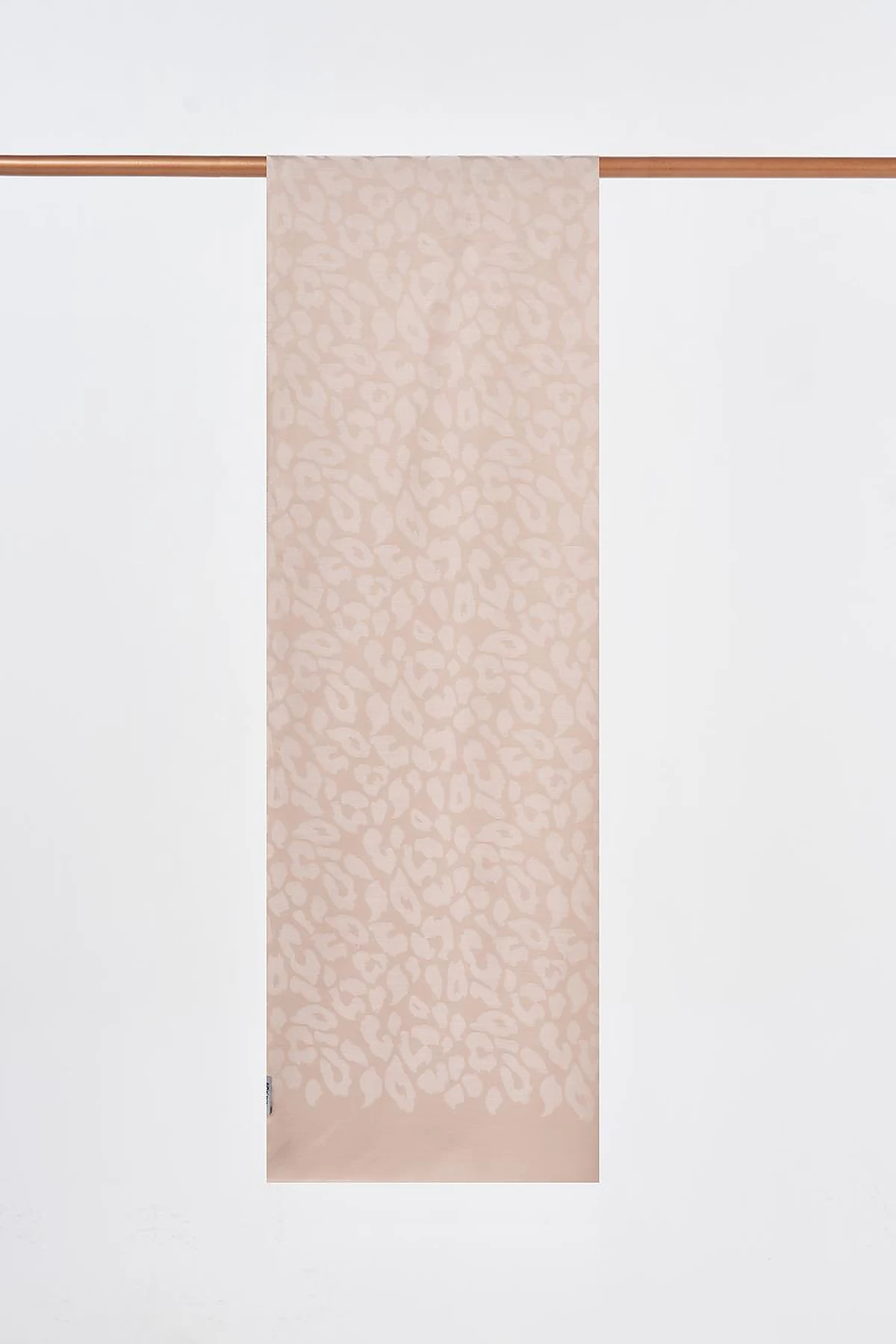 Abstract Pattern Bamboo Scarf Beige