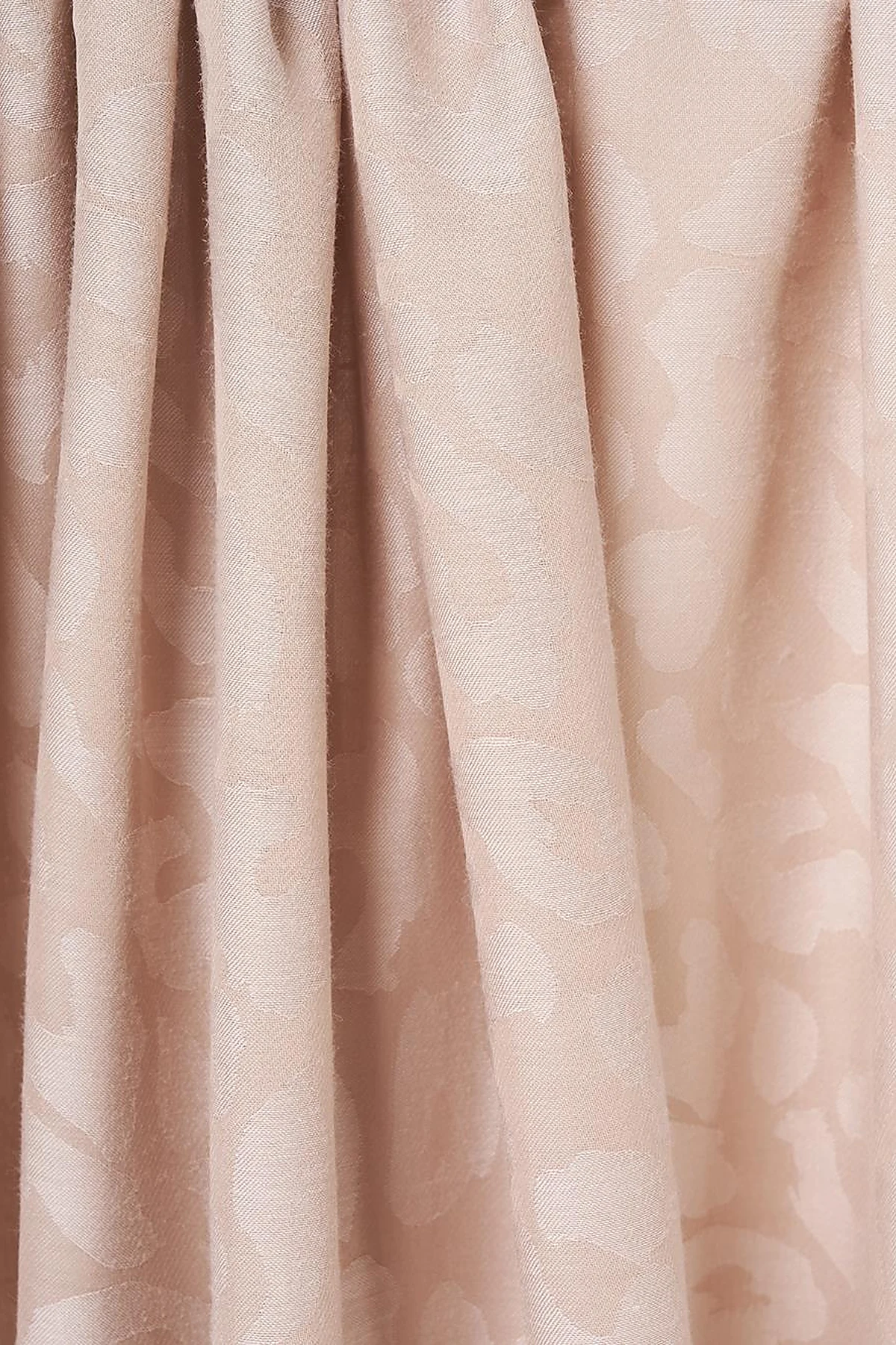 Abstract Pattern Bamboo Scarf Beige
