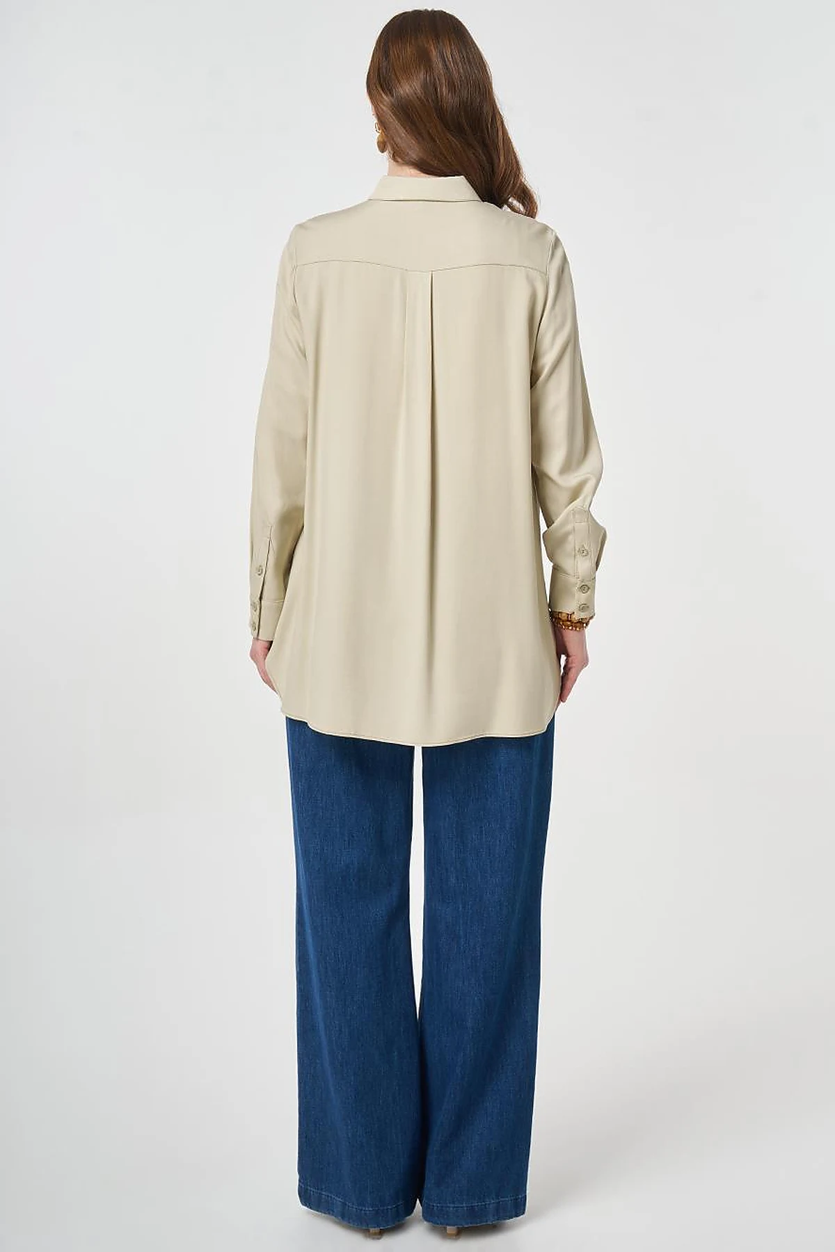 100% Viscose Basic Tunic Mint Green 