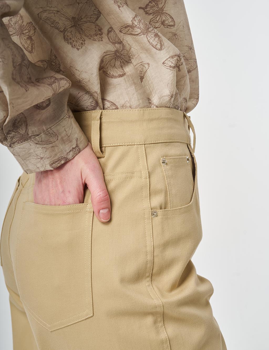 Carrot Cut Trousers Mink