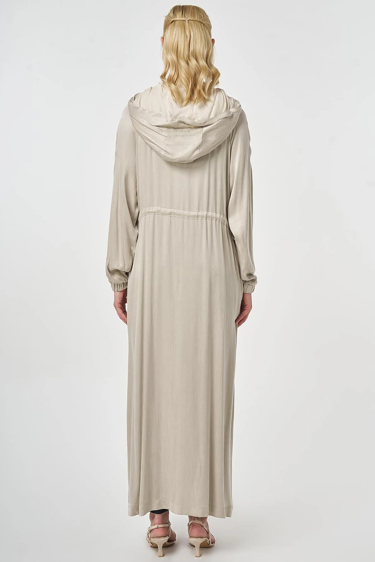 Hooded Lyocell Outerwear Stone