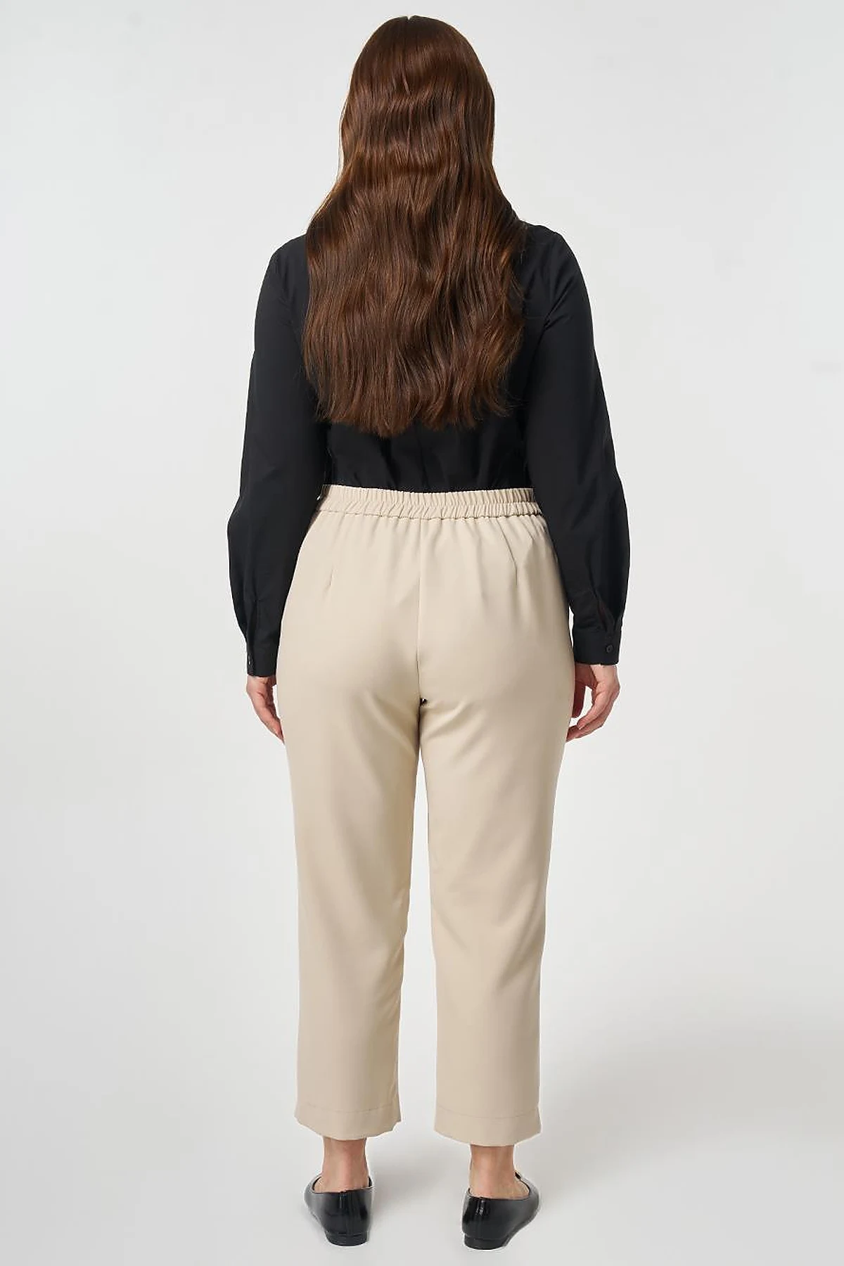 Carrot Cut Trousers Stone