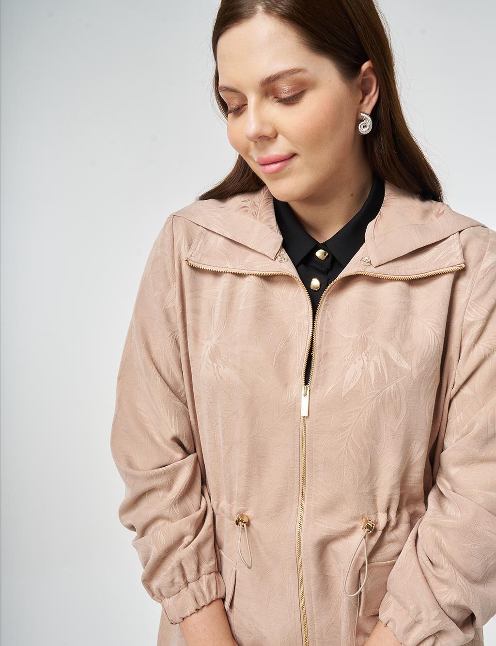 Patch-Pocket Modal Jacket Nude