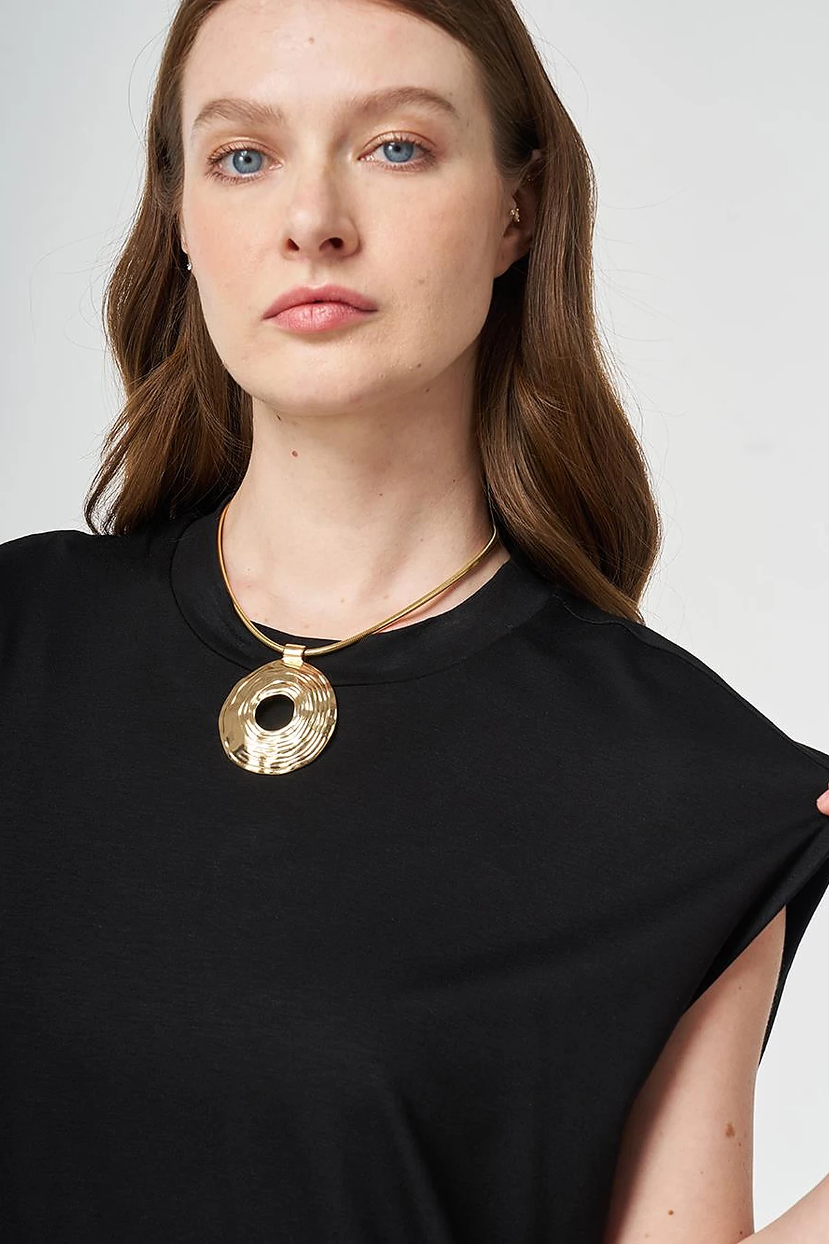 Sleeveless Knitted Blouse Black