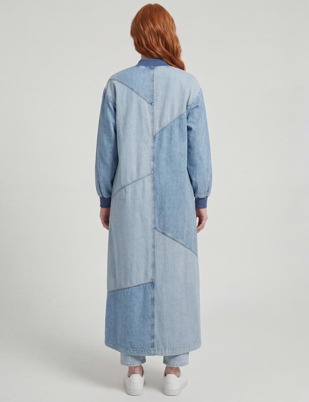 Piece Stitched Washed Ready-to-Wear Blue