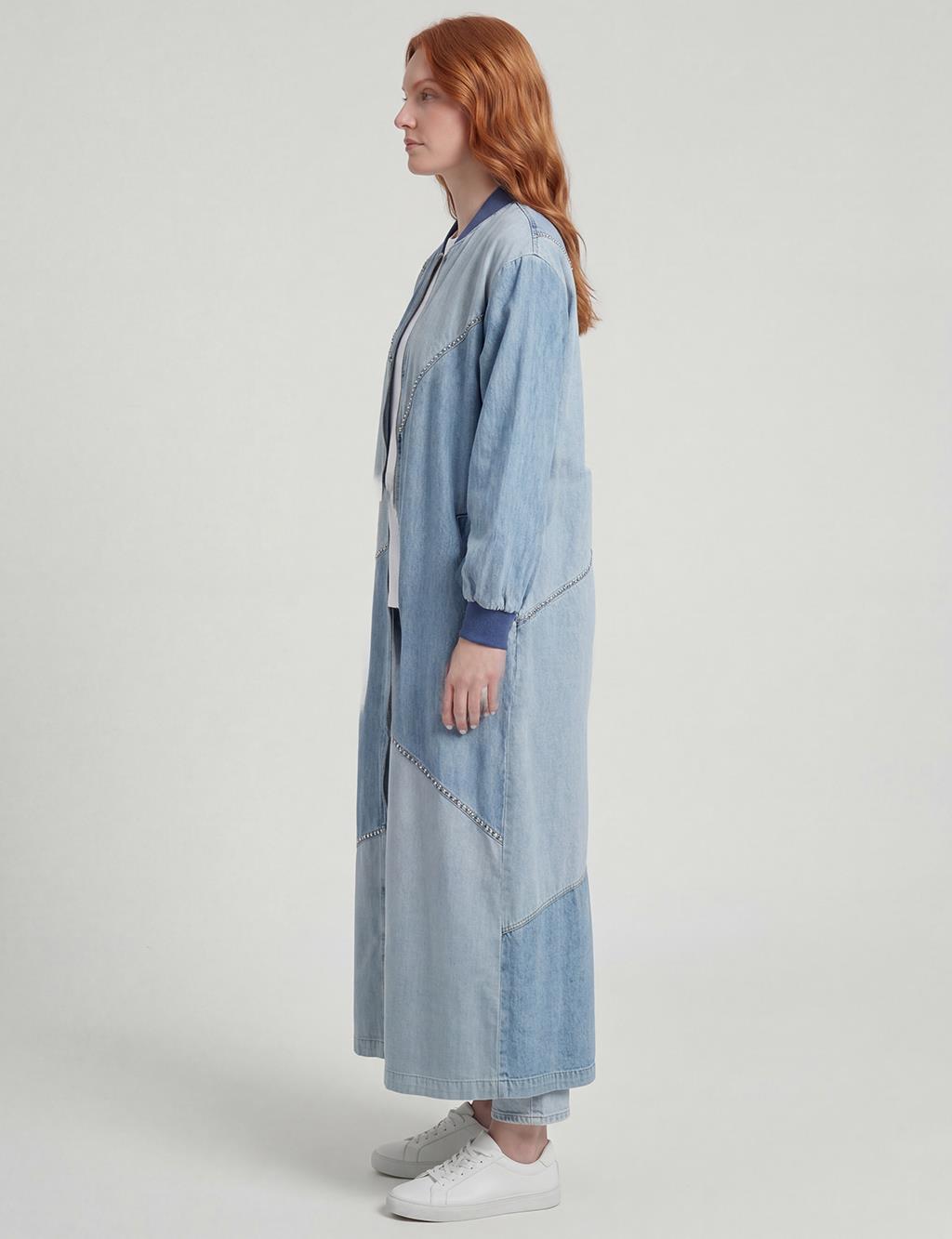 Piece Stitched Washed Ready-to-Wear Blue