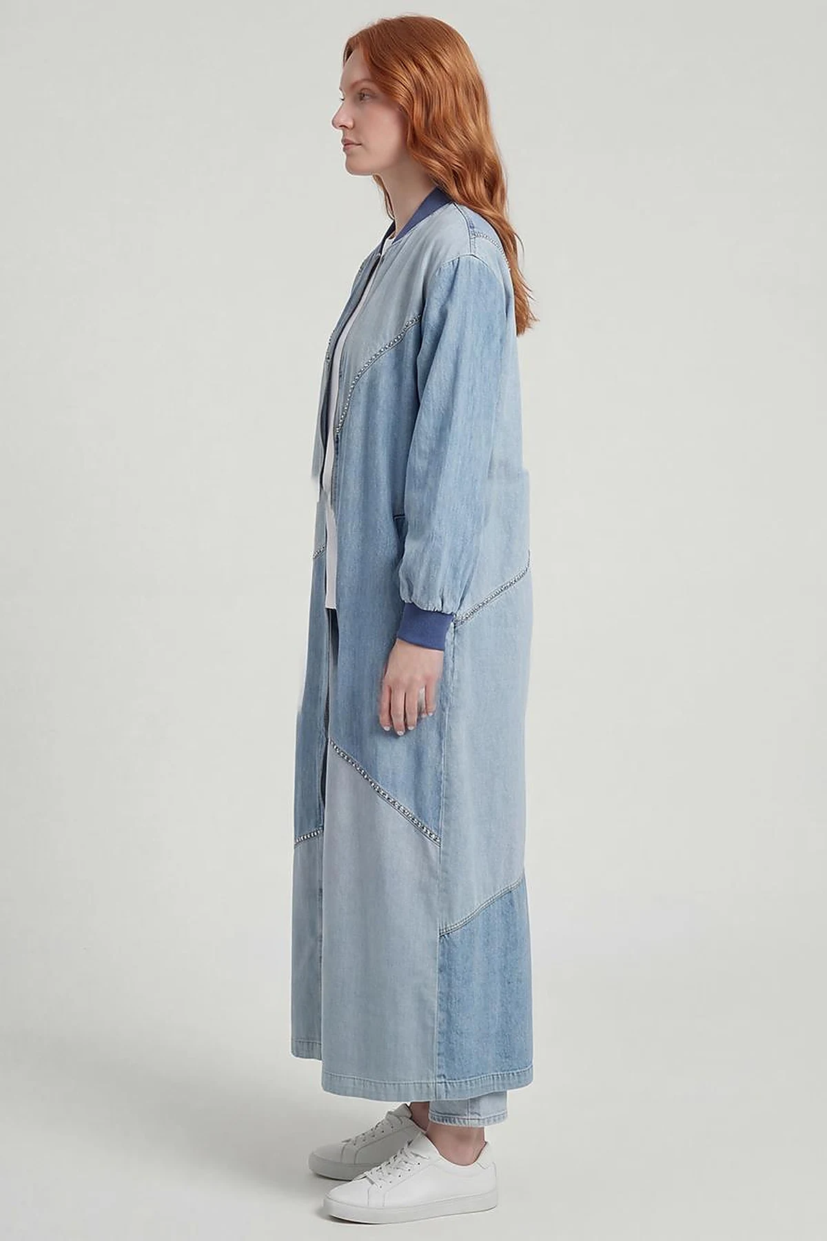 Piece Stitched Washed Ready-to-Wear Blue
