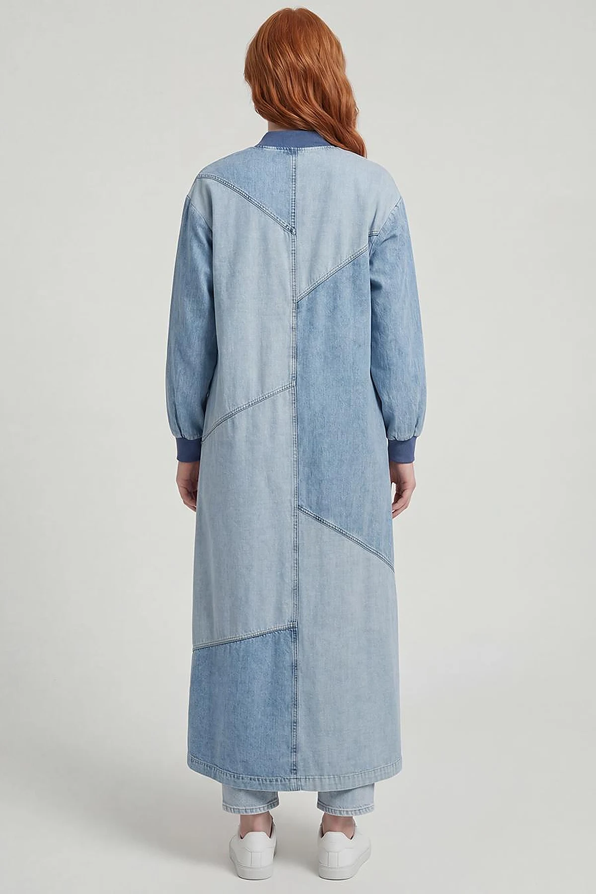 Piece Stitched Washed Ready-to-Wear Blue