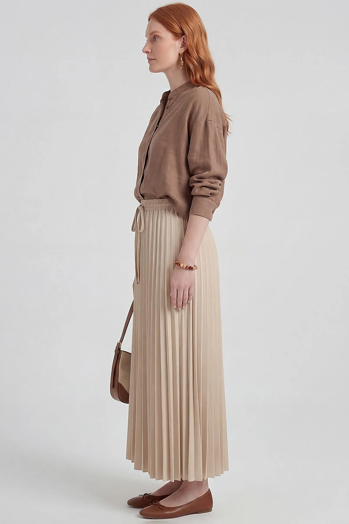 Pleated Skirt Stone