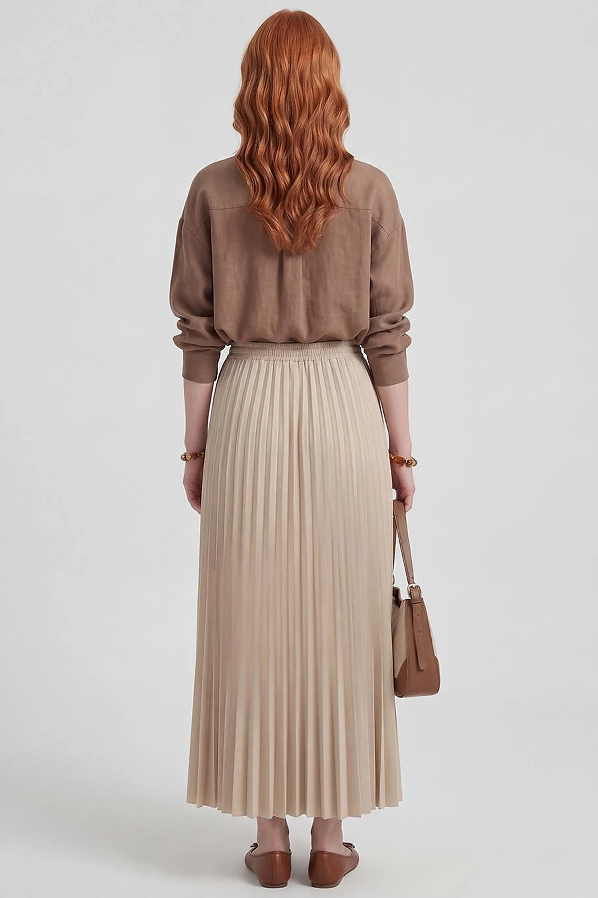 Pleated Skirt Stone