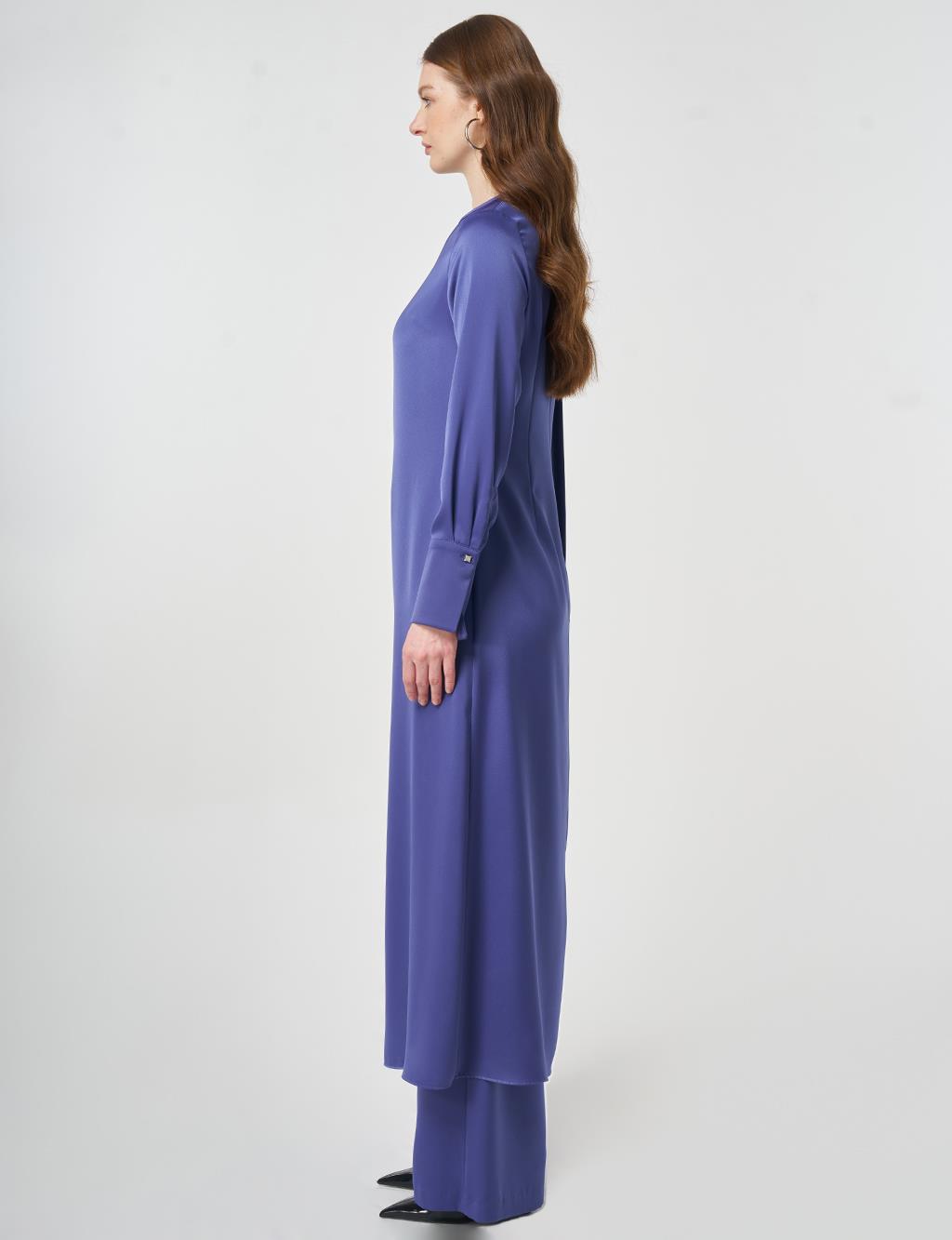 Metal Tokalı Saten İkili Takım Parlament