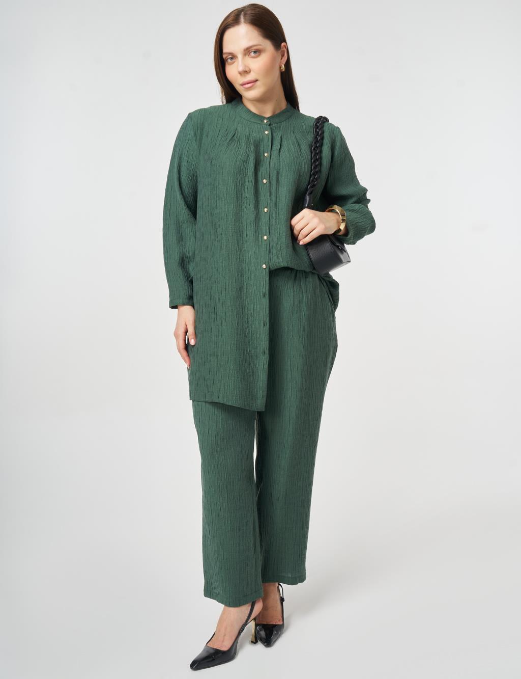 Lyocell İkili Takım Brons Yeşil