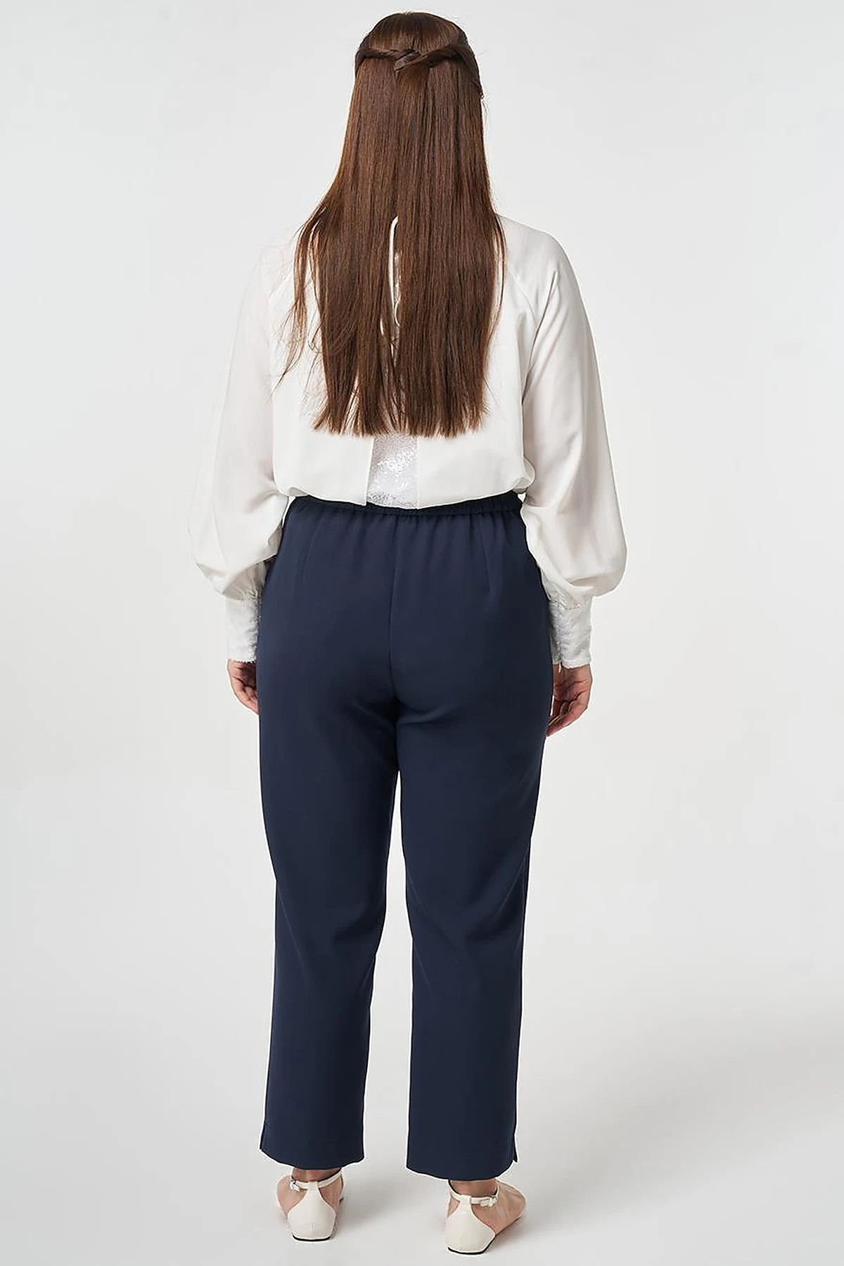 Carrot Cut Pants Dark Navy