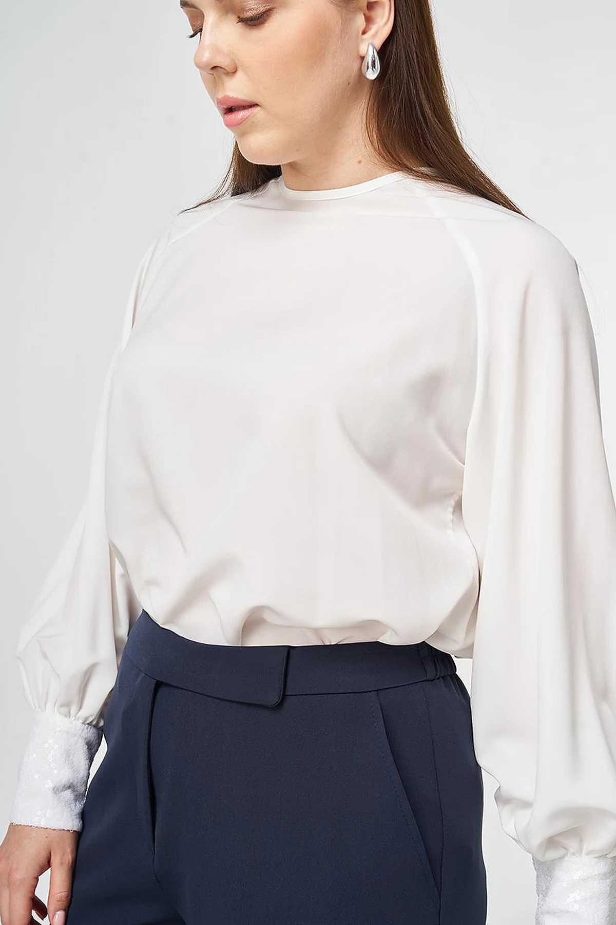 Carrot Cut Pants Dark Navy