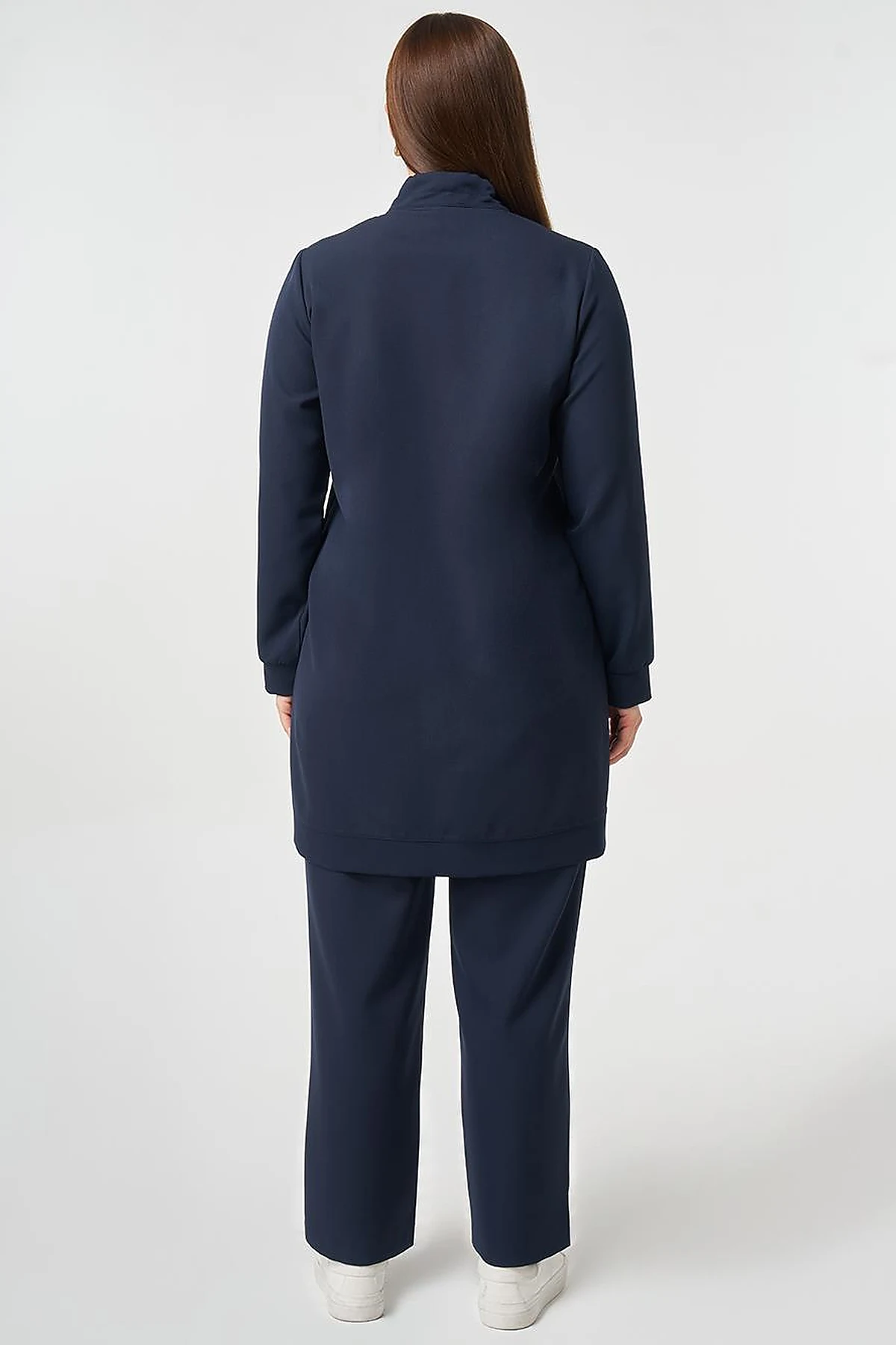 Button Detailed Two-Piece Set Dark Navy