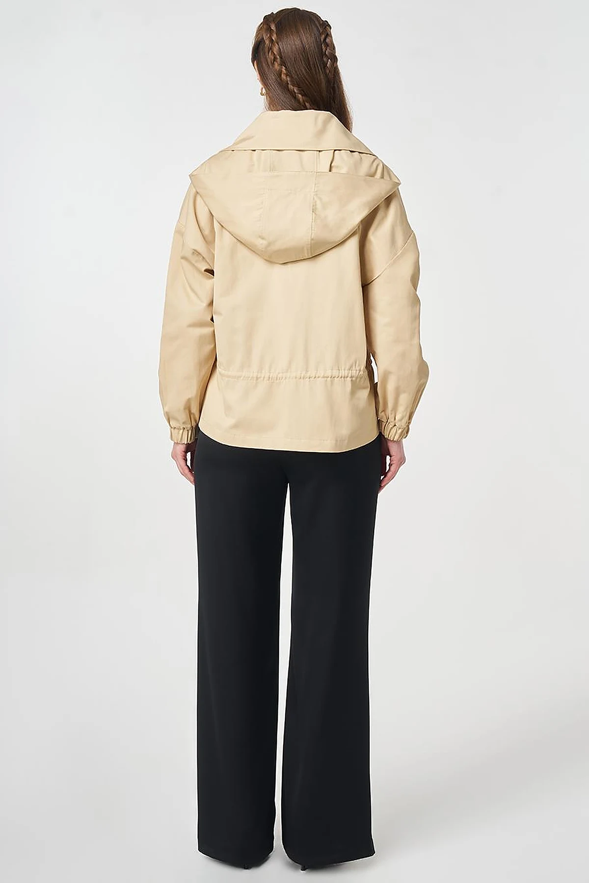 High Neck Jacket Light Yellow