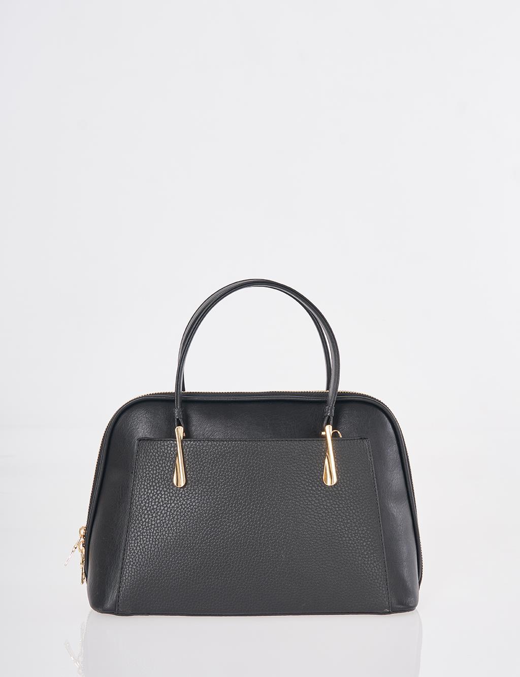 Klasik El Çantası Siyah