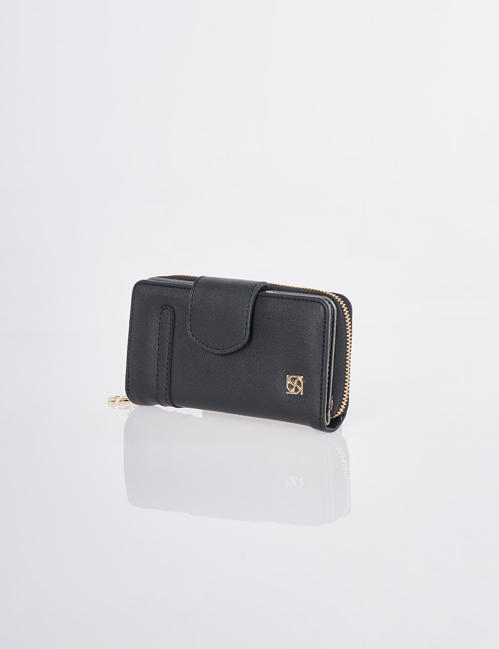 Flap Wallet Black