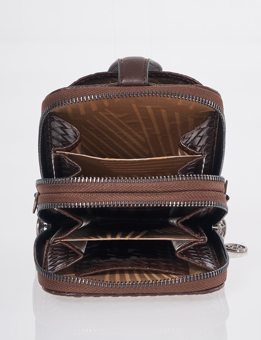 Mini Crossbody Bag Dark Brown