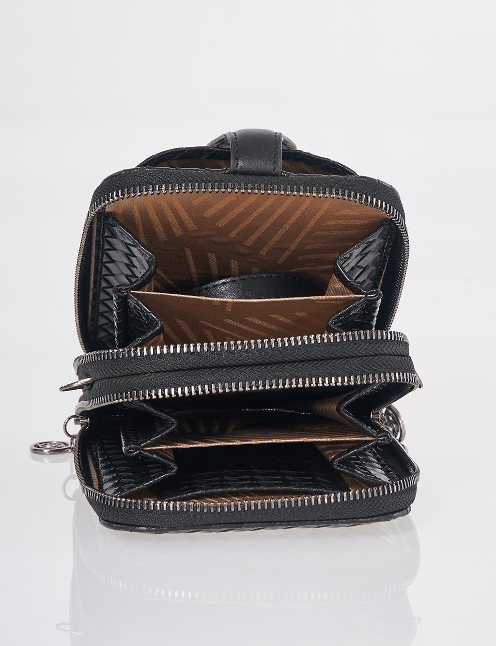 Mini Crossbody Çanta Siyah