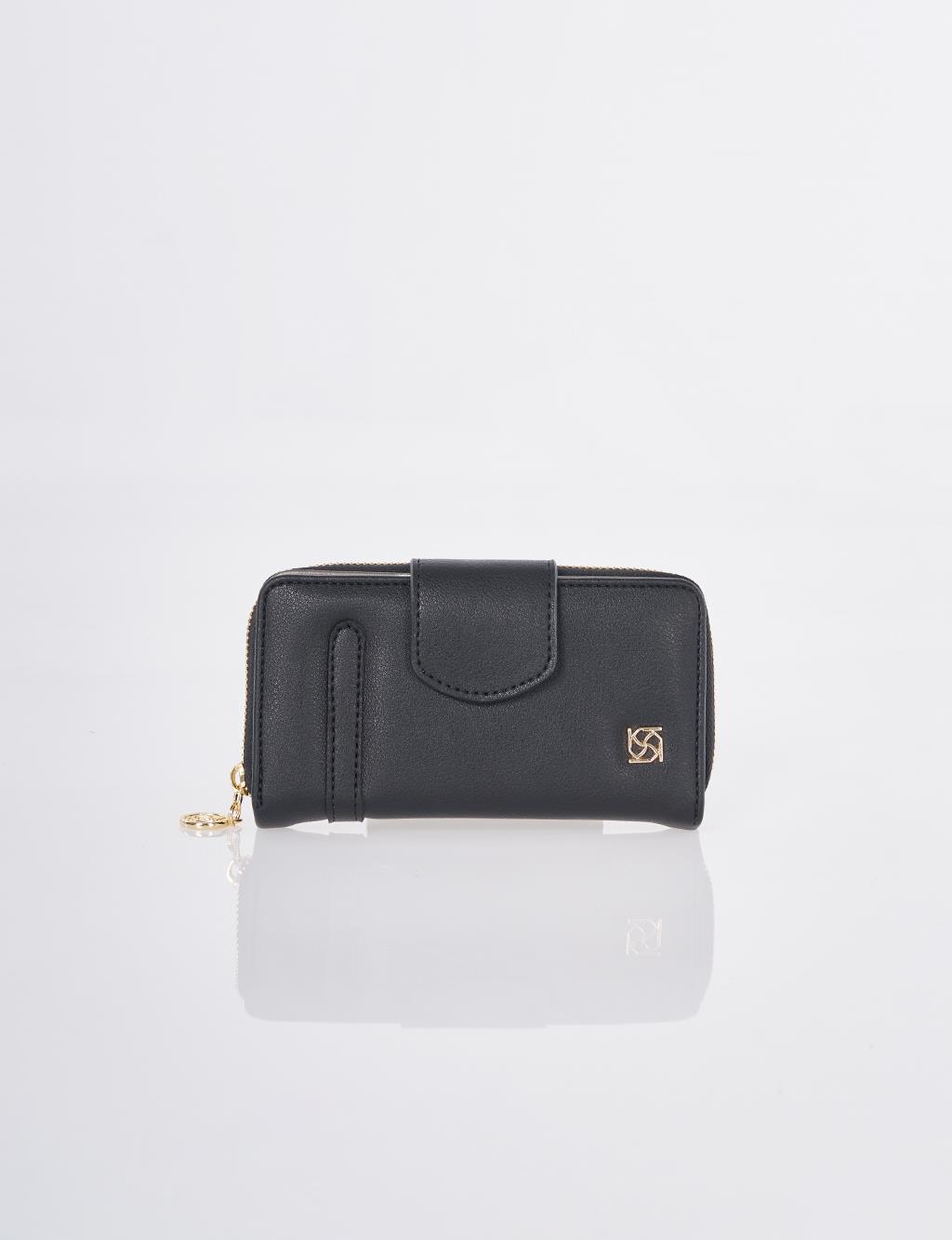Flap Wallet Black