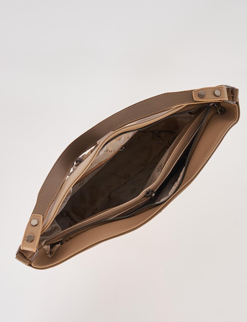 Large Hobo Bag Brown