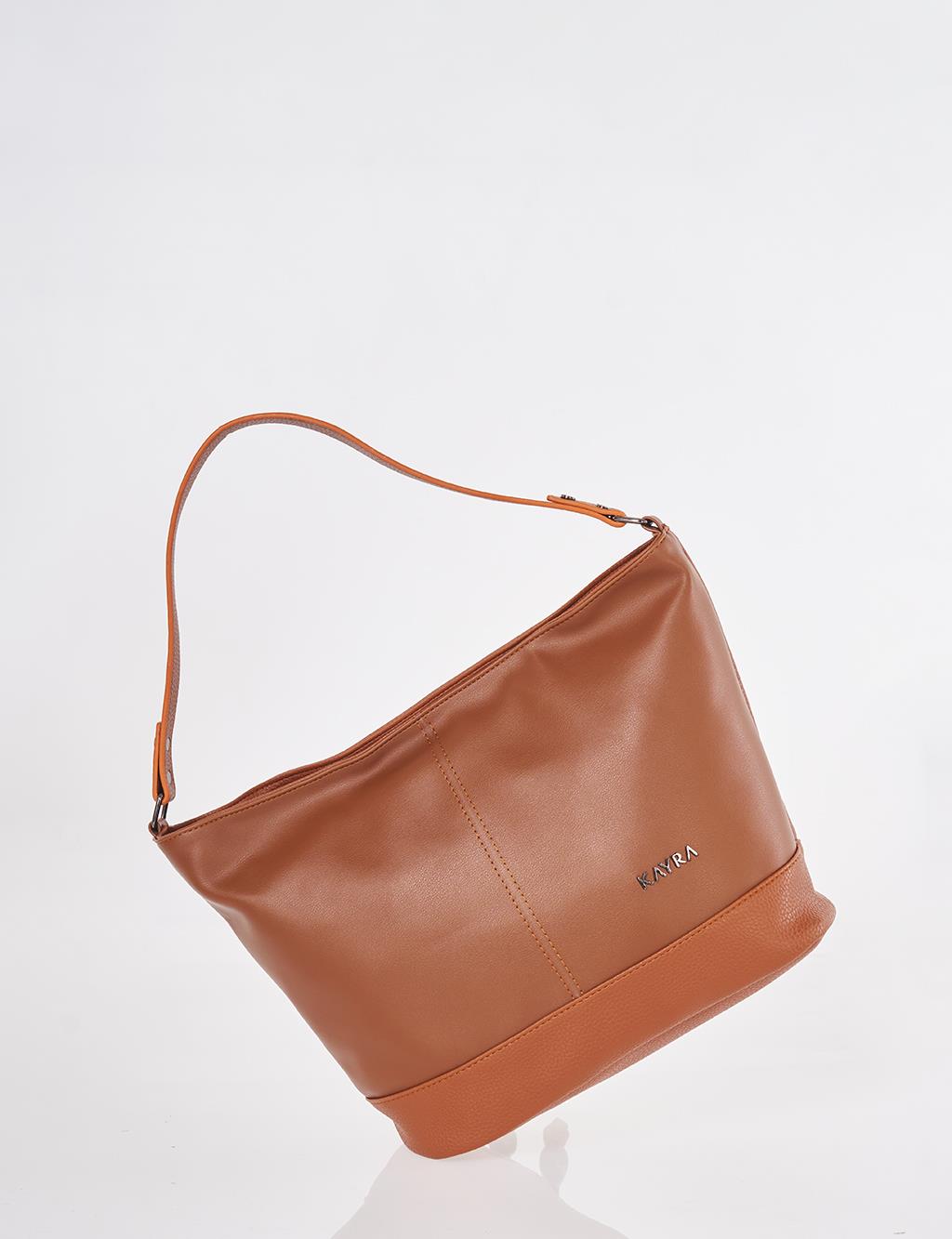 Large Hobo Bag Dark Mink