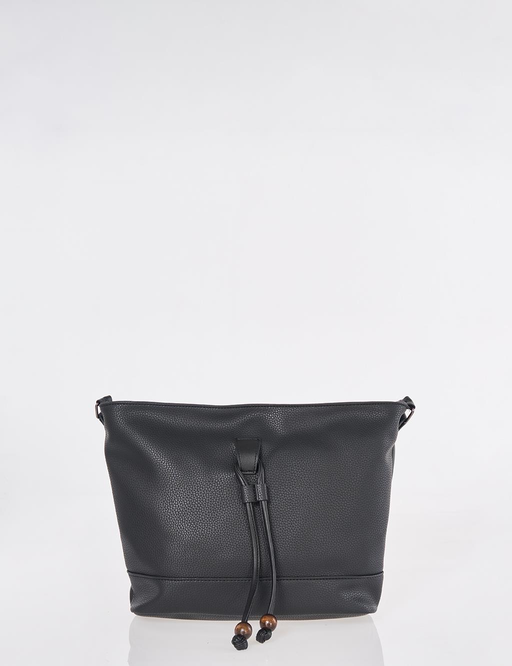 Büyük Boy Hobo Çanta Siyah