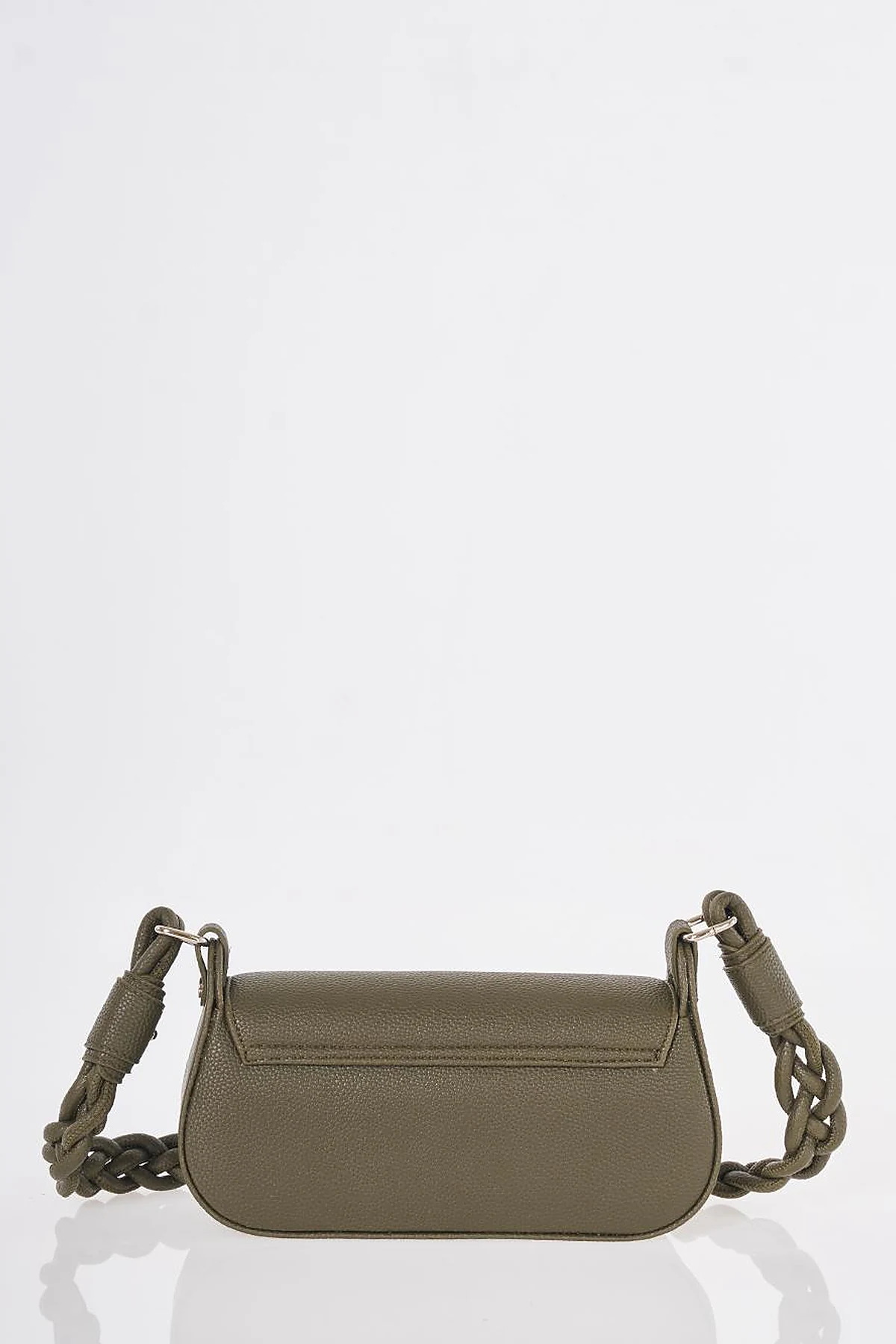 Flap Baguette Bag Khaki