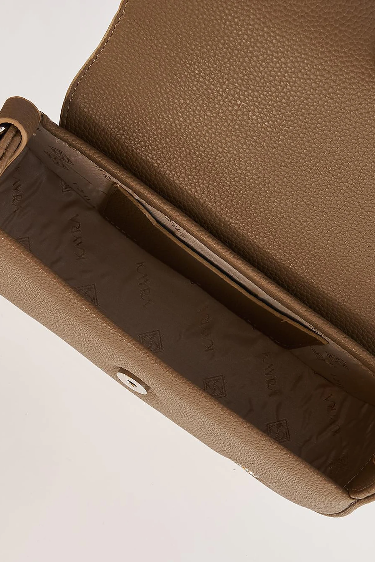Flap Baguette Bag Dark Mink